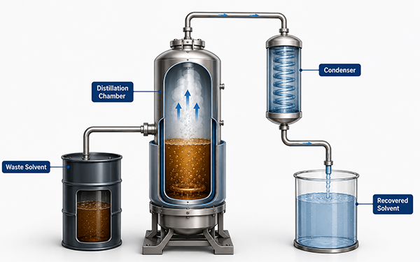 Solvent Recovery Machine